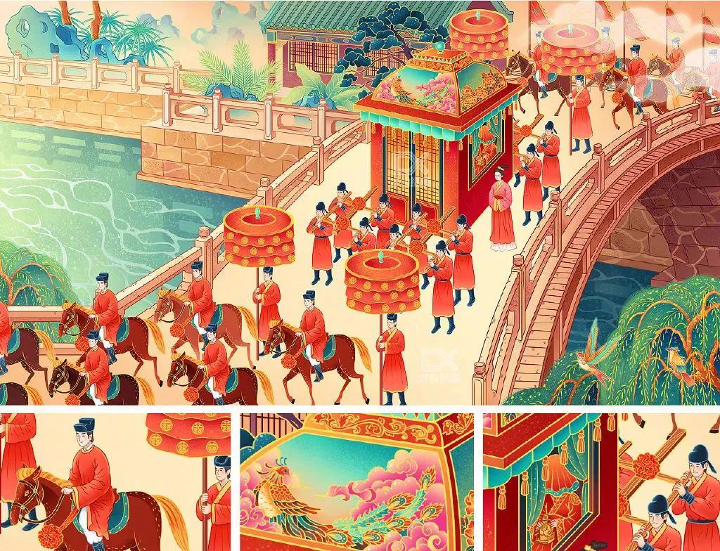 國(guó)潮插畫(huà)風(fēng)格